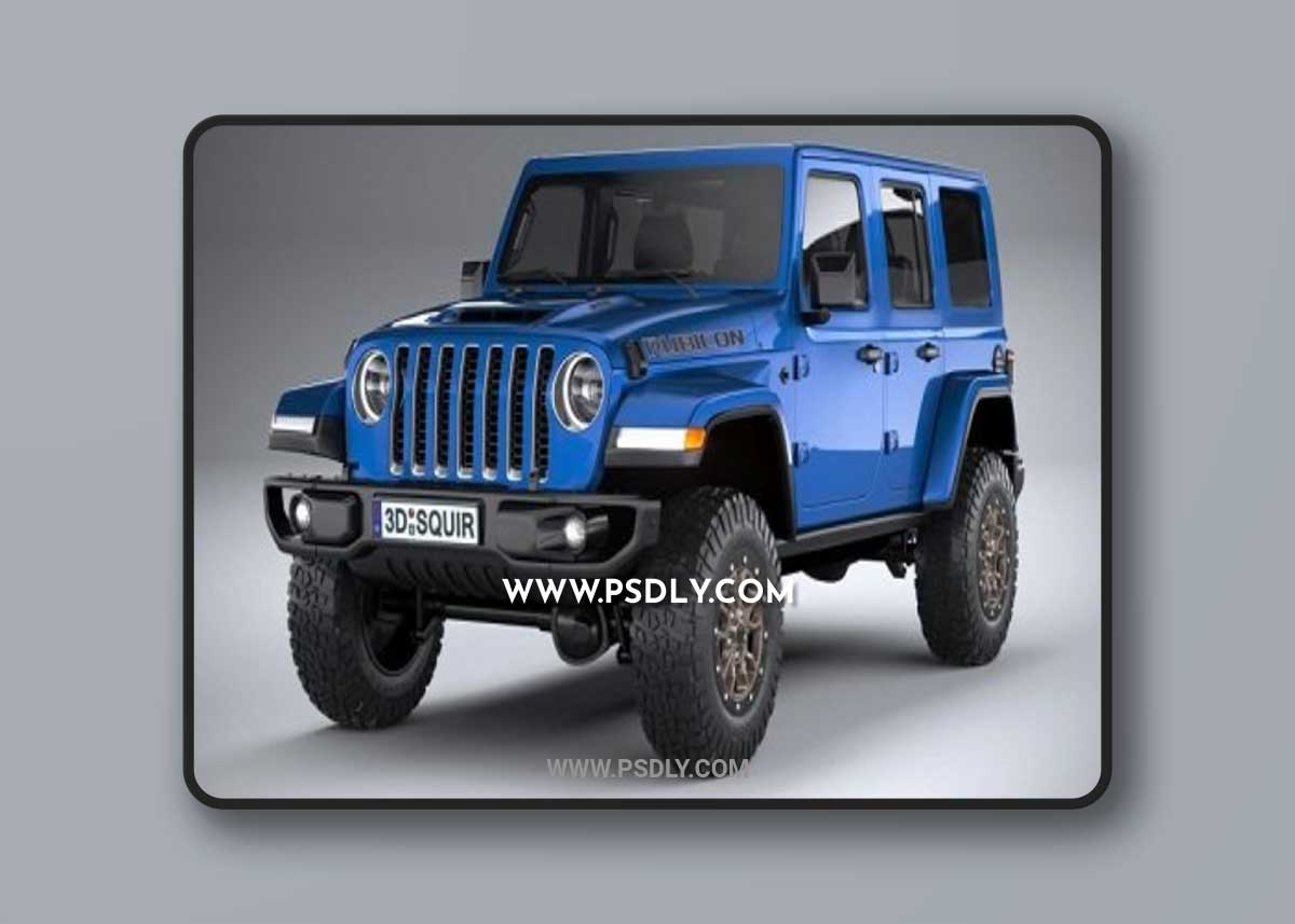 Jeep Wrangler Rubicon 392 2021 3D Model