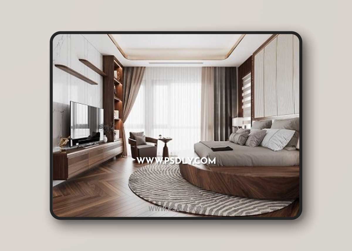 Master Bedroom Interior by Phan Thanh Duong 3D Model