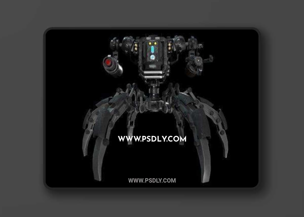 Mech spider robot 3D Model