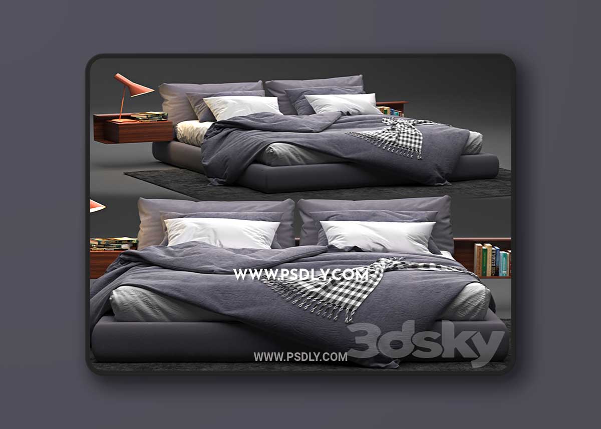 Newbridge Flexform Bed 3D Model