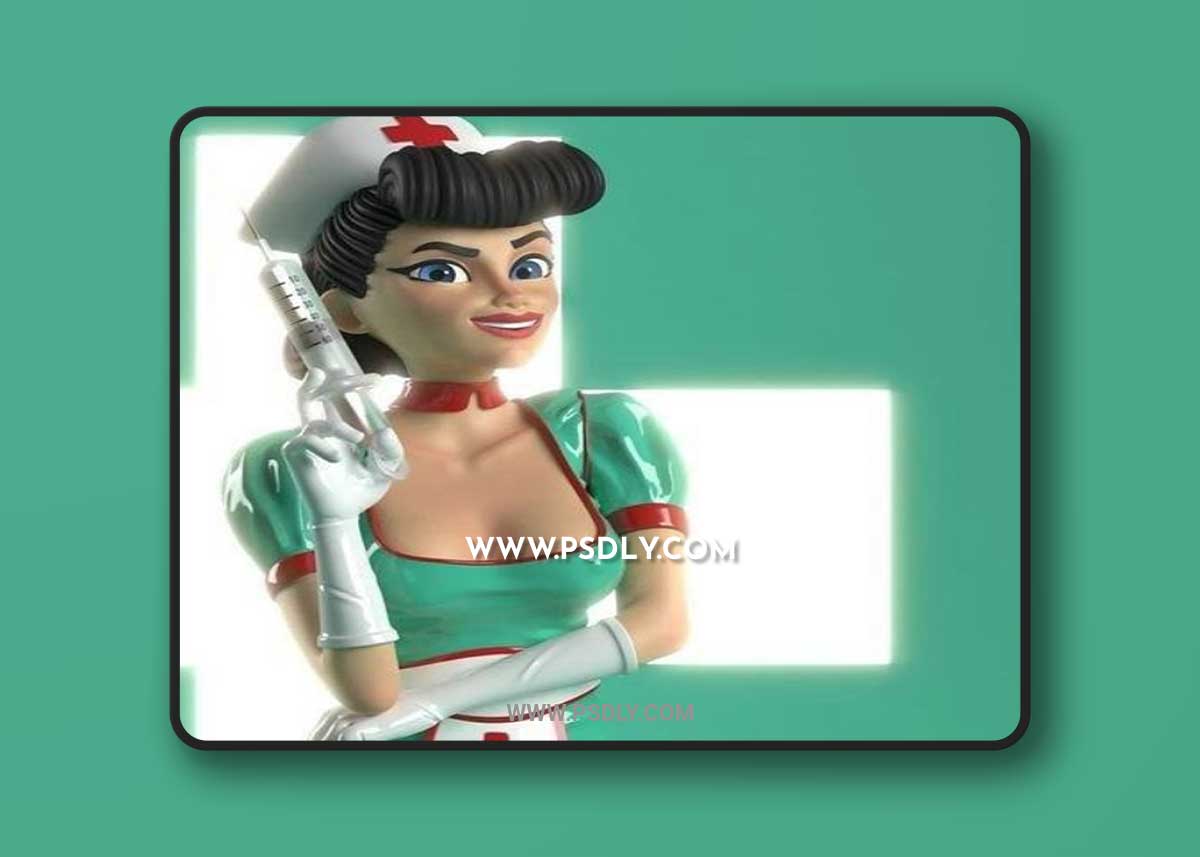 Nurse - Empire Figures 3D Print