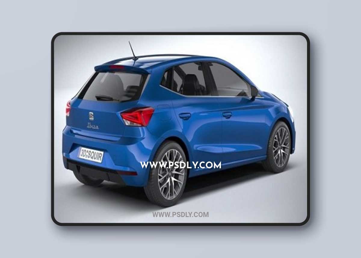Seat Ibiza 2022 3D Model