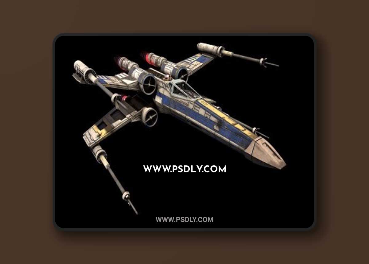 Star Wars X-Wing 3D Model