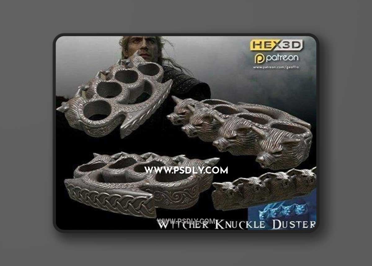 The Witcher Knuckle Duster 3D Print 3D Model