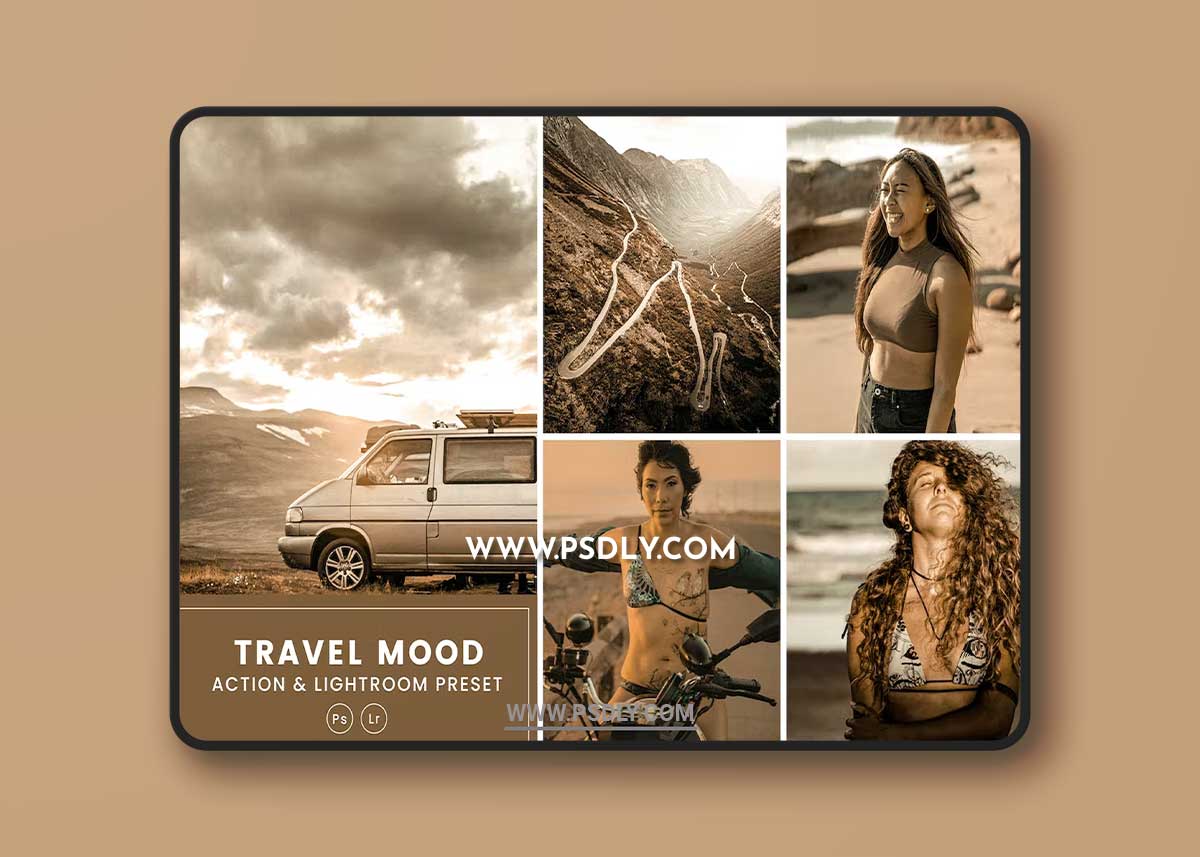 Travel Mood Action & Lightrom Presets SXKFFYR