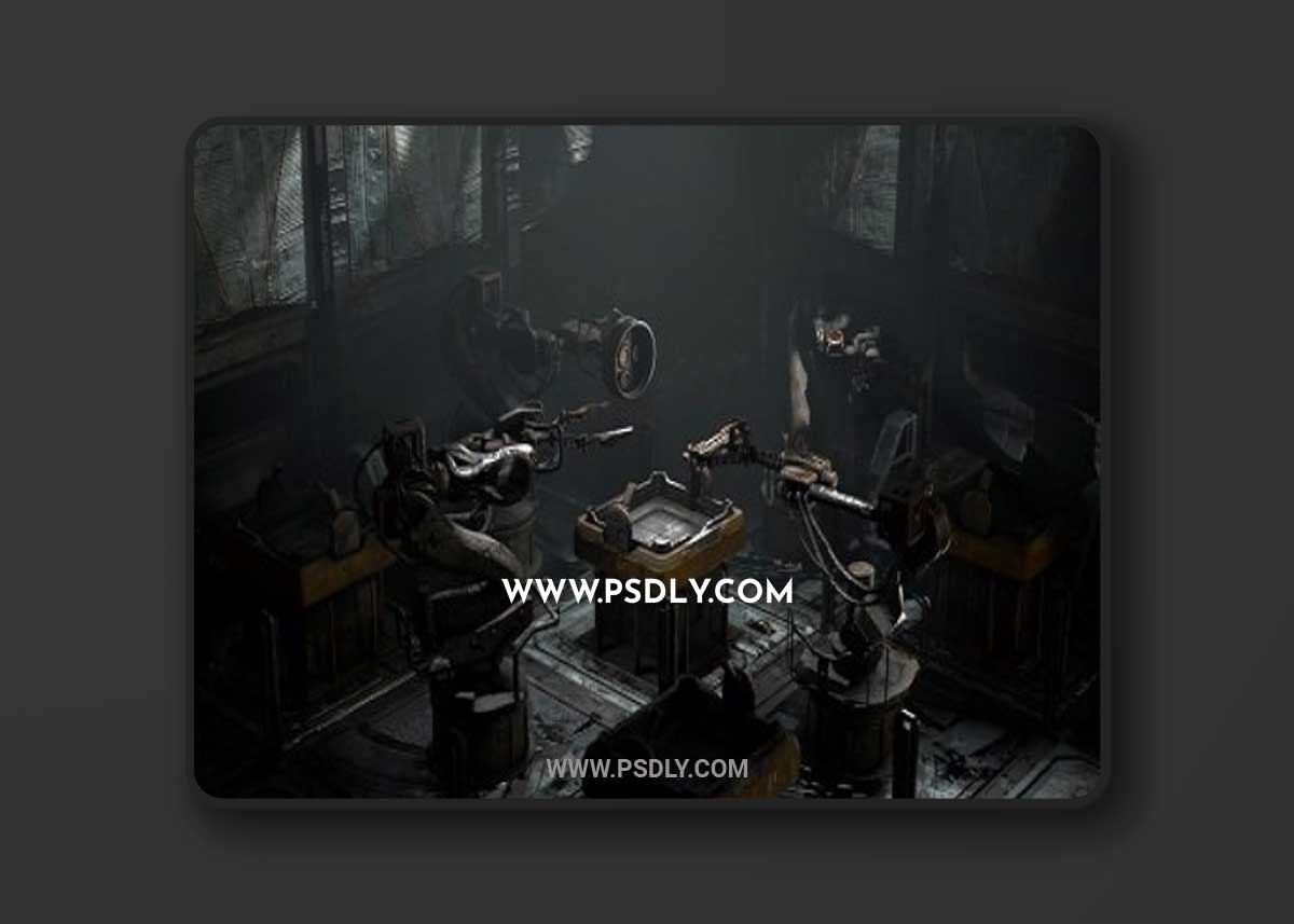 Unreal Engine - SciFi factory props