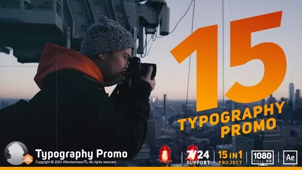 Videohive Stomp Typography Promo 19359800