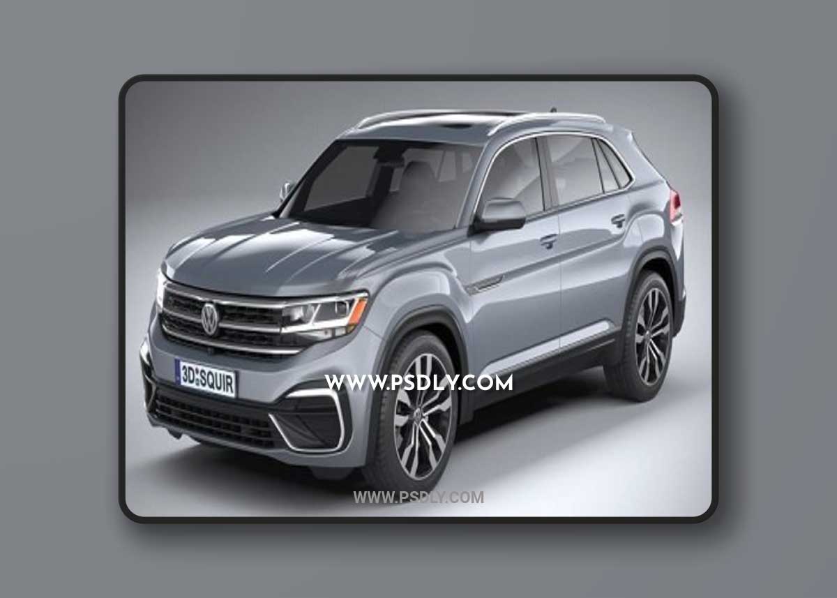 Volkswagen Atlas Cross Sport R-Line 2021 3D Model
