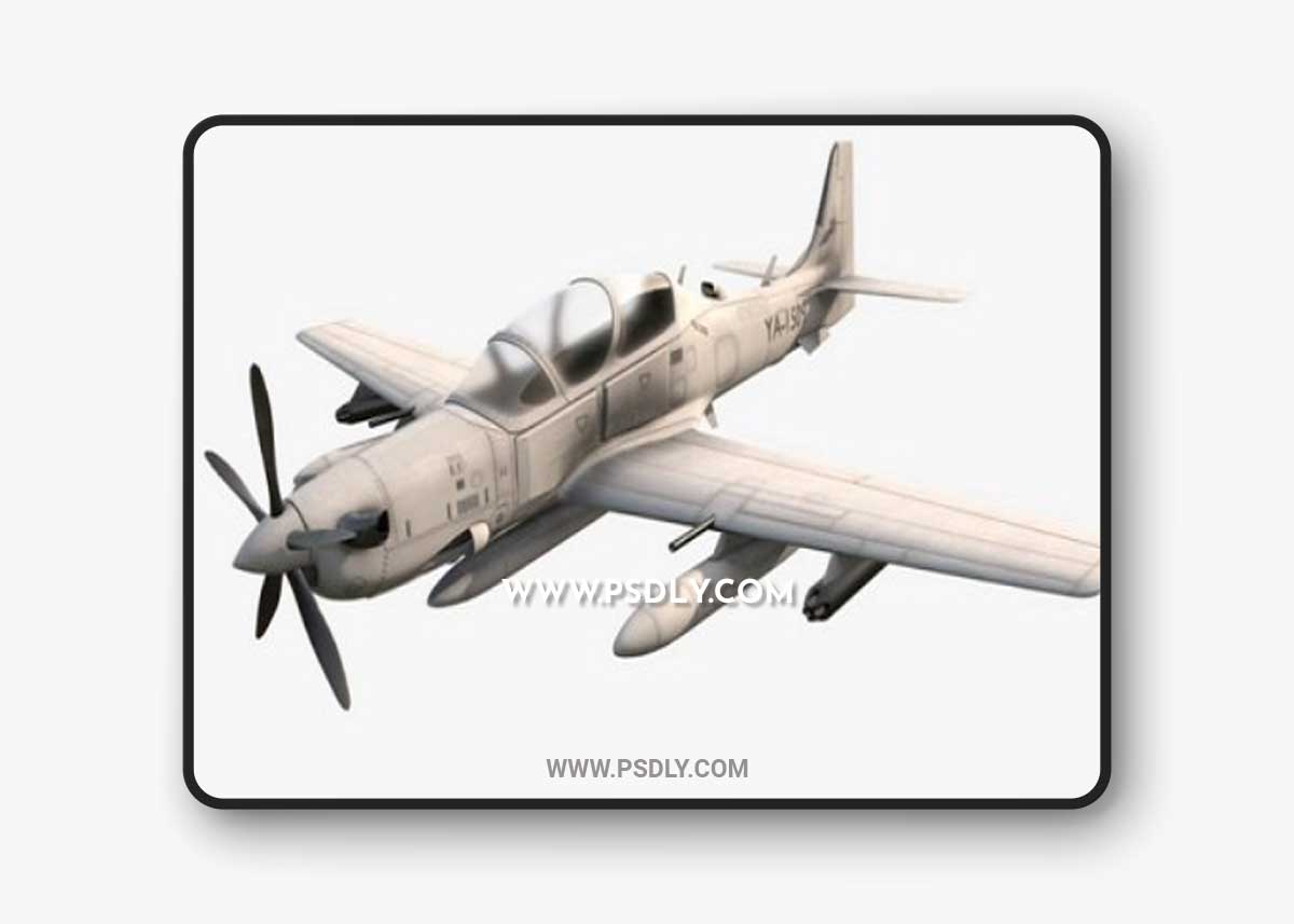 A 29 Super Tucano 3D Model