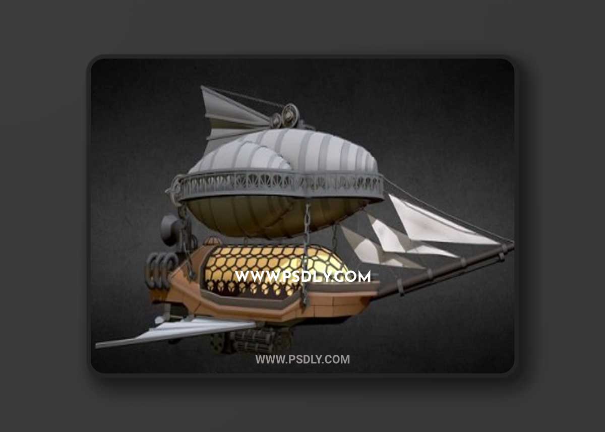 Airship 3D Model