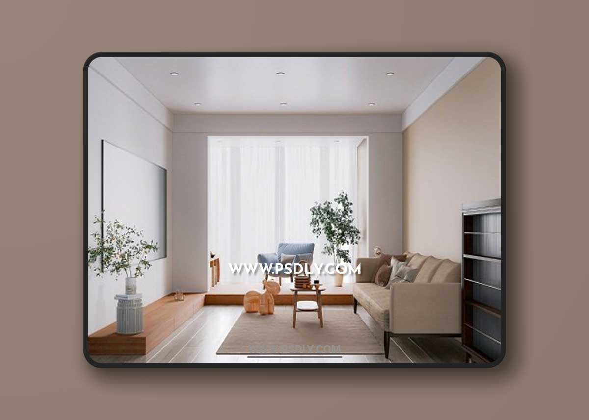 Apartment Interior By Anh Tu Do 3D Model
