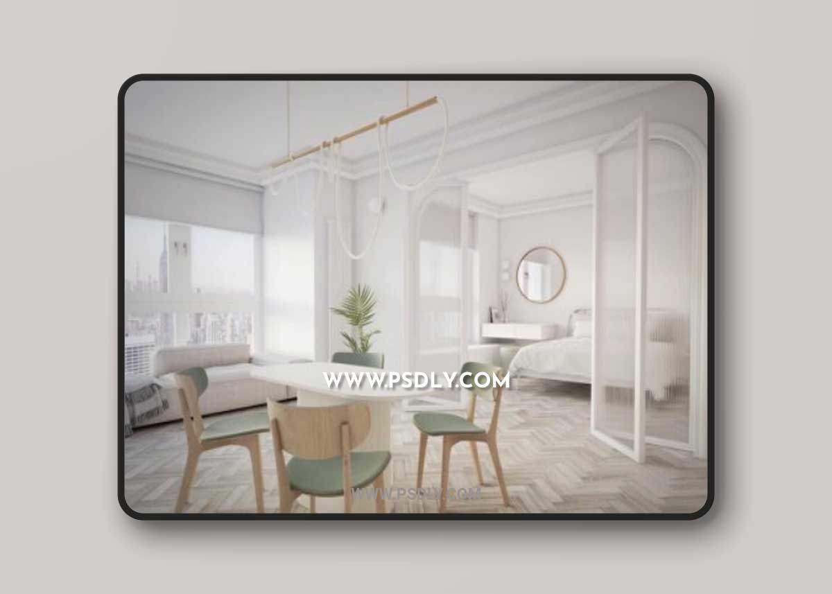 Apartment Scene By Ha Huong Tra 3D Model