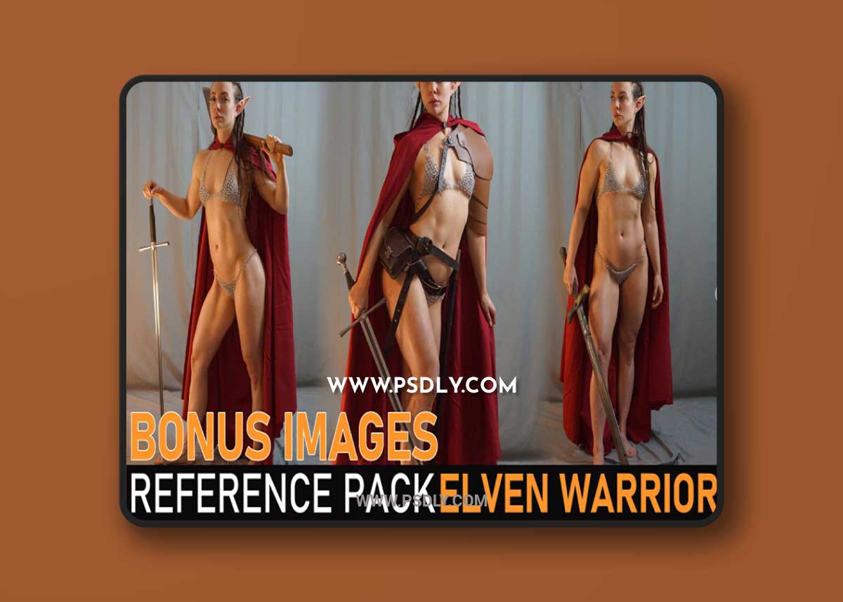 Artstation - Elven Warrior 500+ images including 360° Turnarounds +Bonus Pack