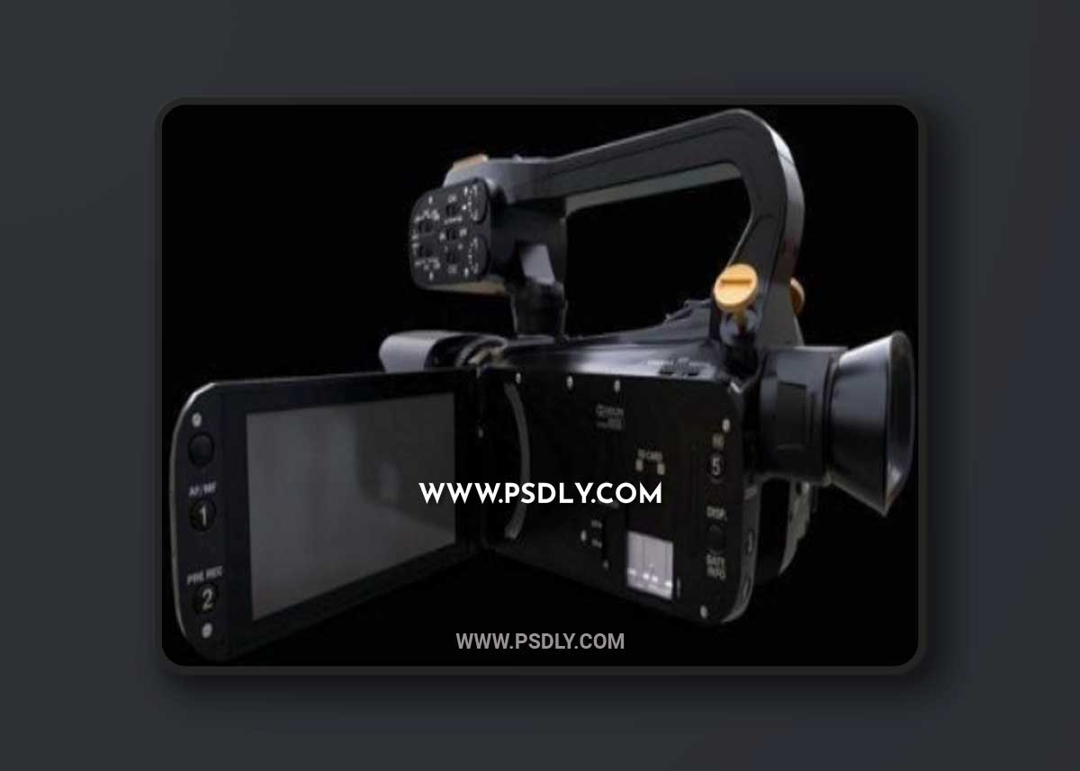 Canon XA30 3D Model