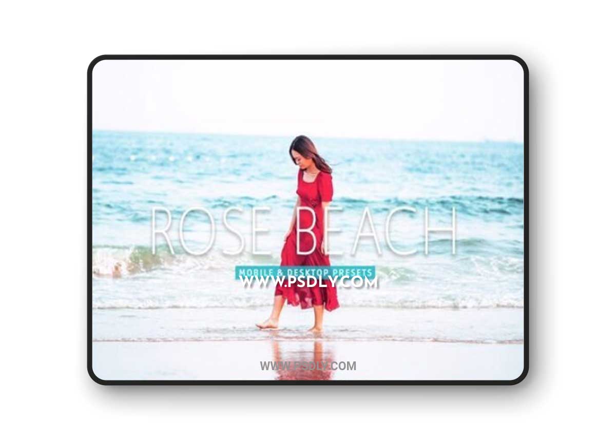 CreativeMarket - Rose Beach Pro Lightroom Presets 7826245