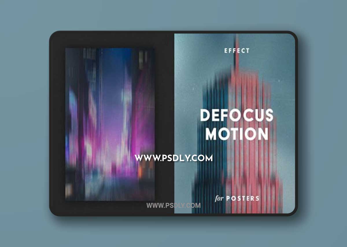 Defocus Motion Effect for Photoshop