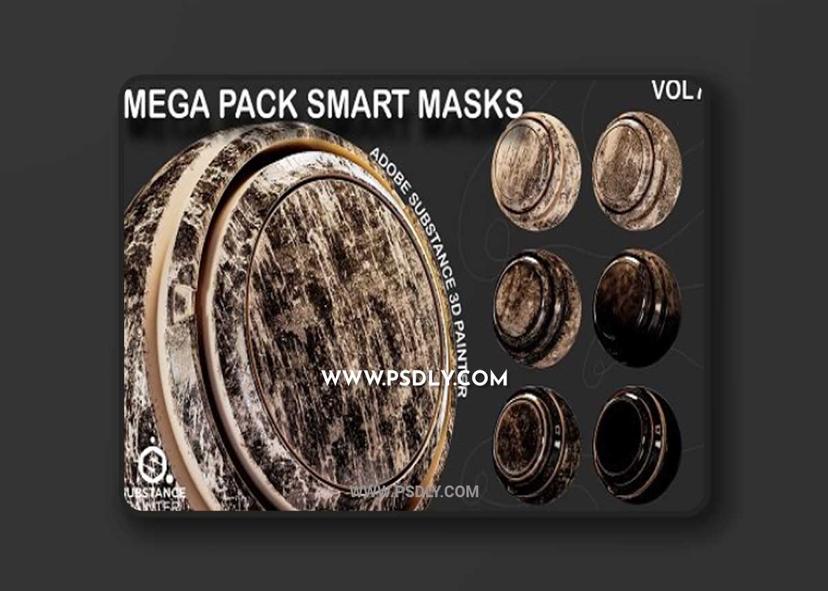 High Detail Practical - SMART MASKS - Adobe Substance 3d Painter .Spmsk _VOL7