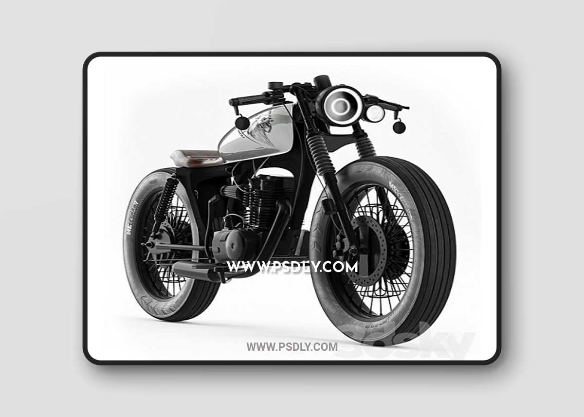 Honda Caferacer01 3D Model