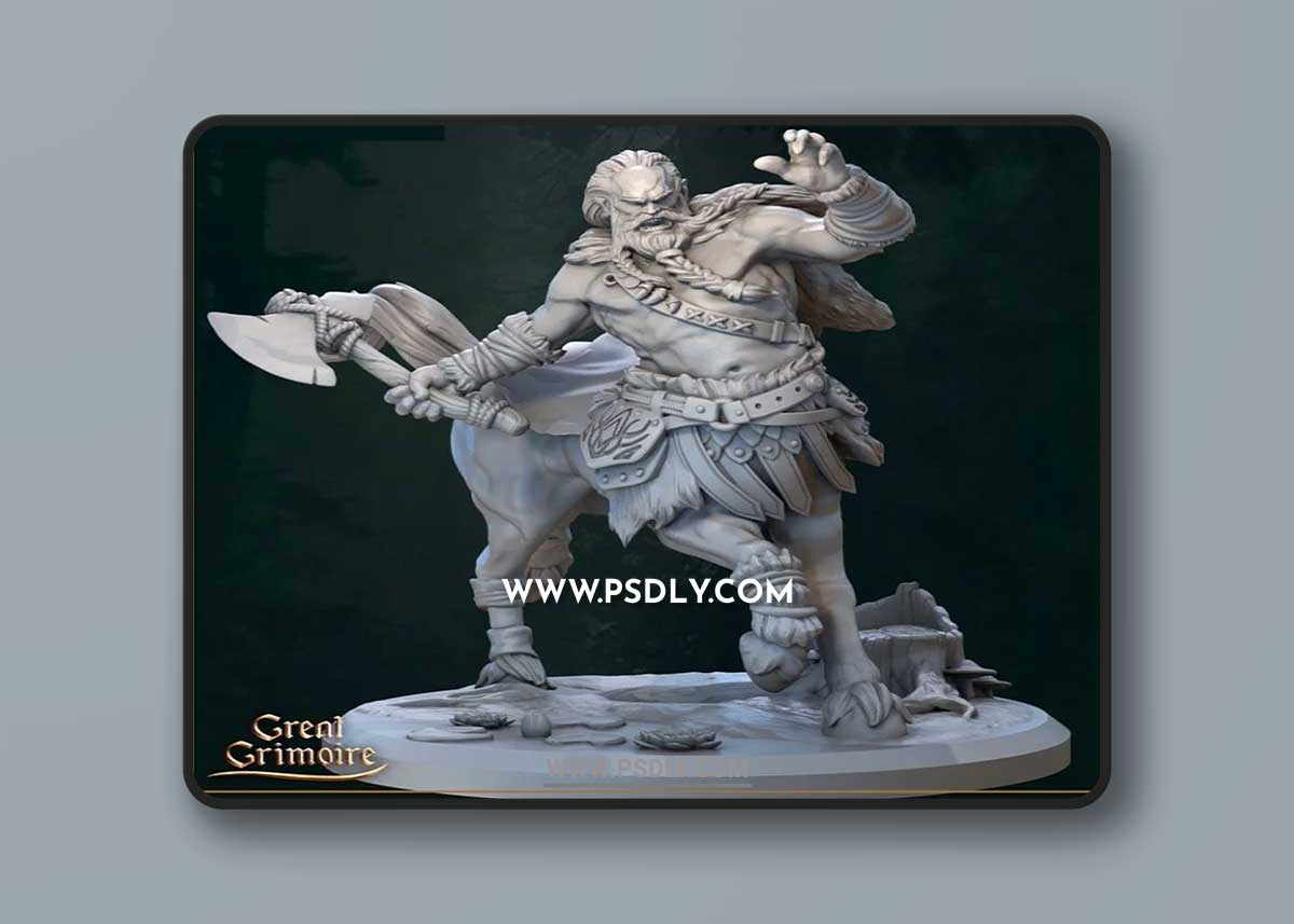 Krataros The Сentaur Champion 3D Print