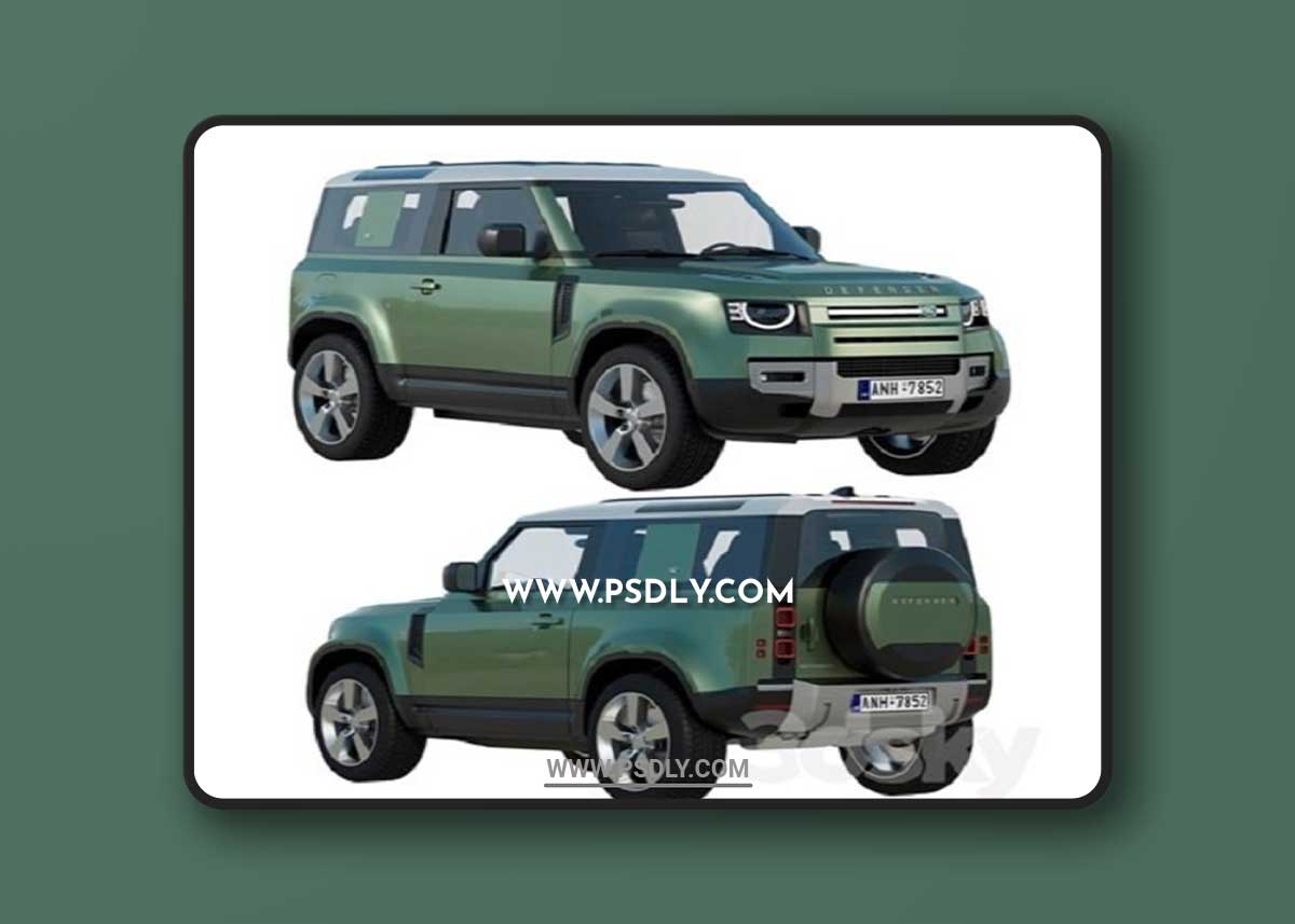 Land Rover Defender 90 2020 3D Model