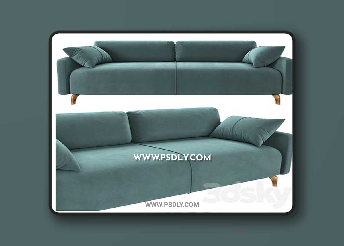 Lieri sofa Barhat Mint 3D Model