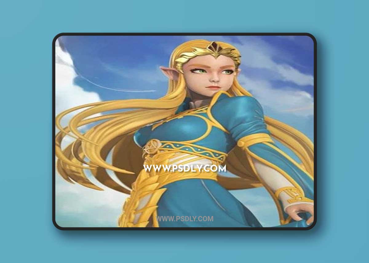 Princess Zelda – Breath of the Wild 3D Print