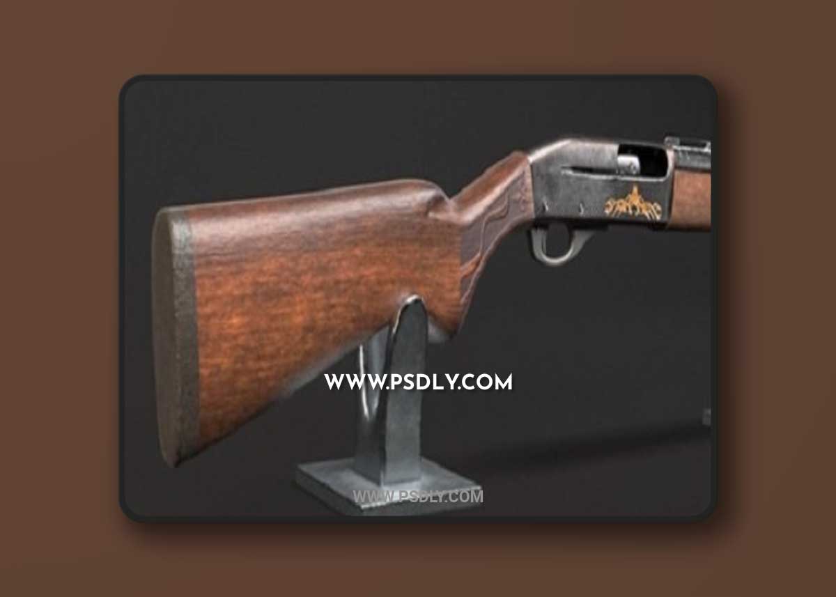 Remington 1100 3D Model