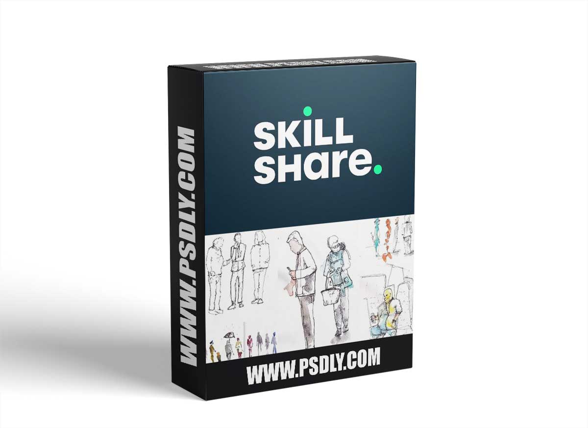 Sketching People Made Easy - Simple Steps in Ink and Watercolor