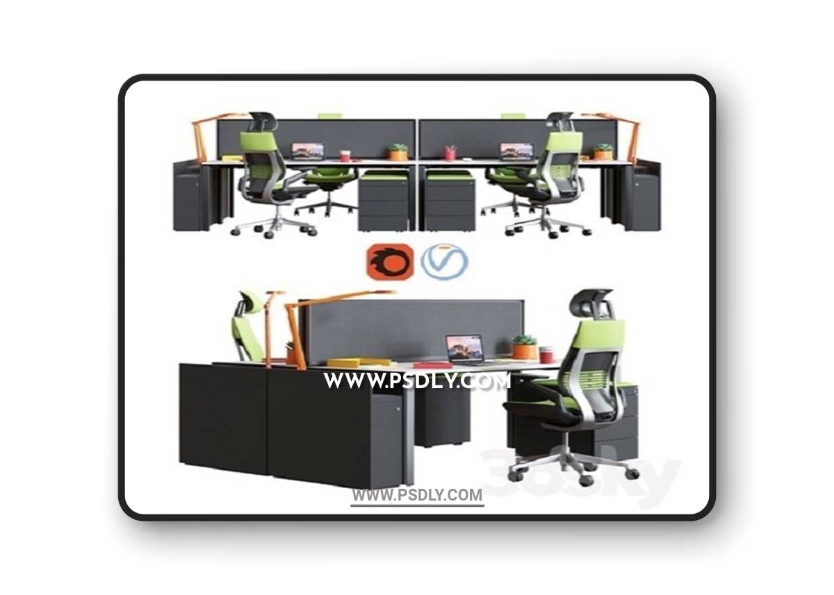 Steelcase – Office Table FrameOne Work Space