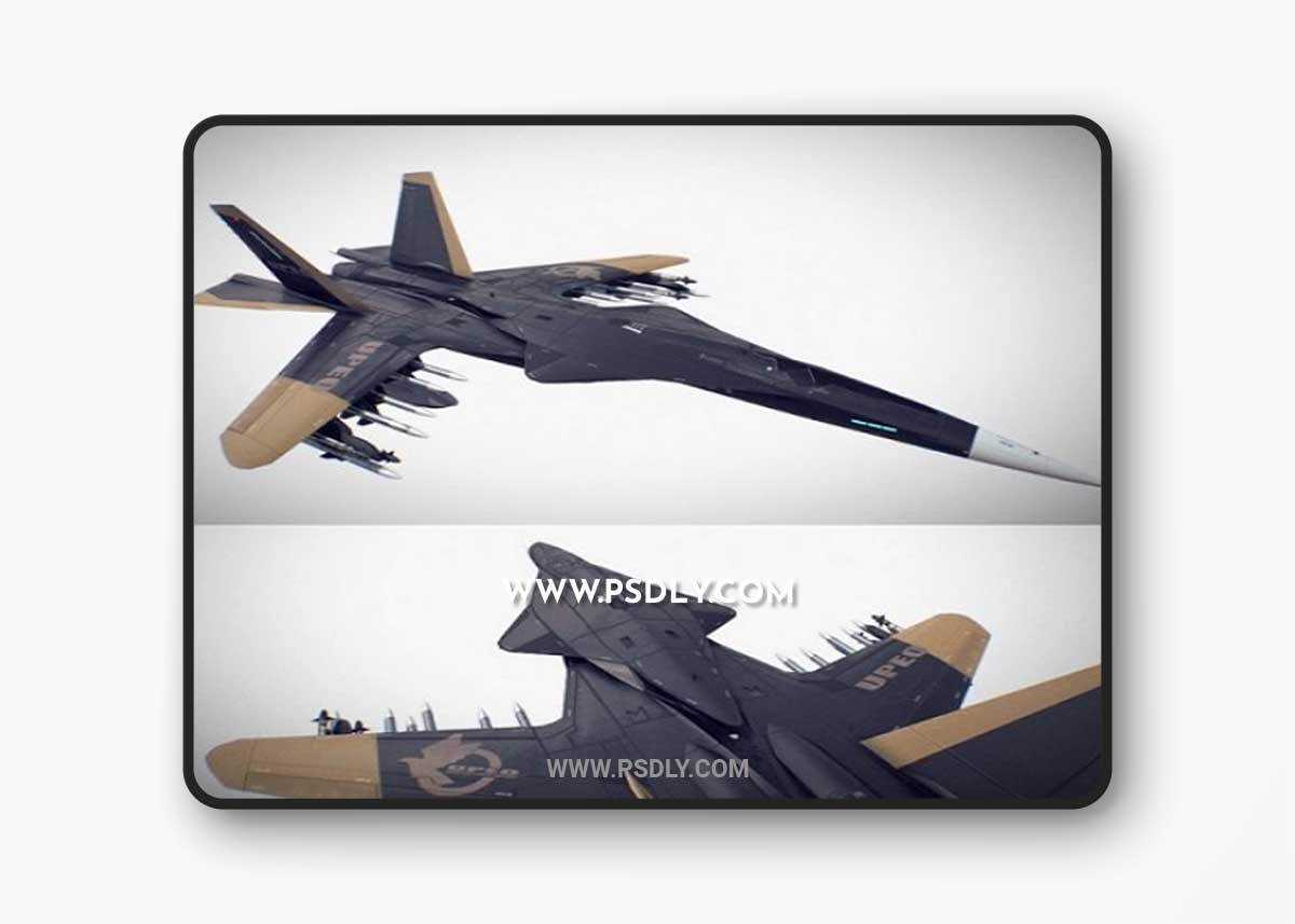 Su-43 Berkut II (UPEO) 3D Model