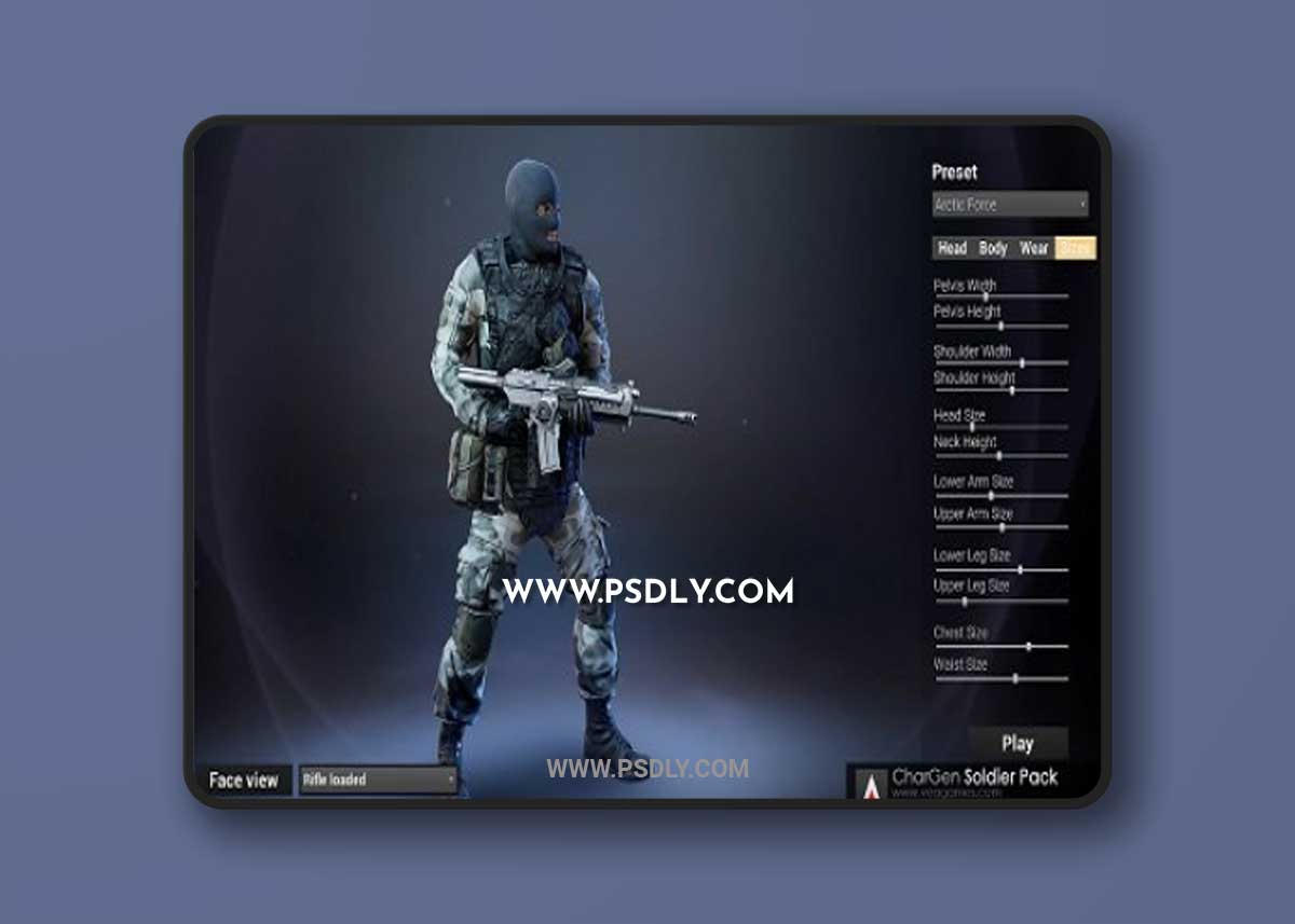 Unreal Engine - CharGen: Enemy Soldiers Pack