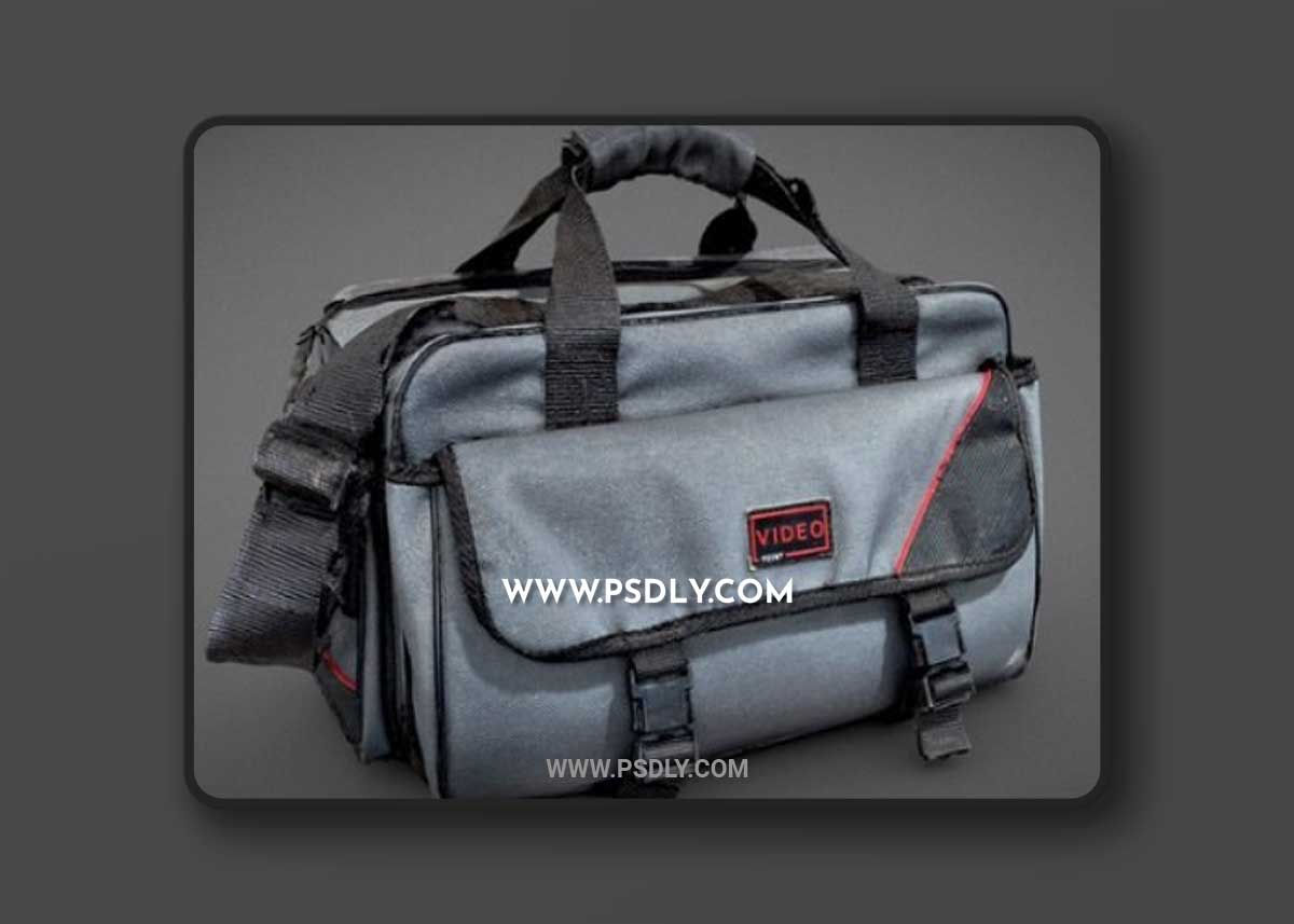 Very old Camera bag 3D Model