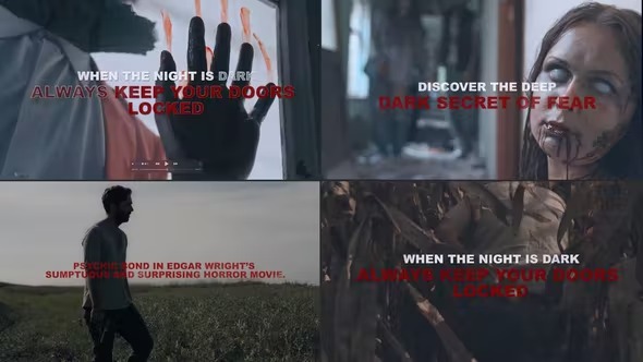 Videohive Horror Minimal Trailer 34605972