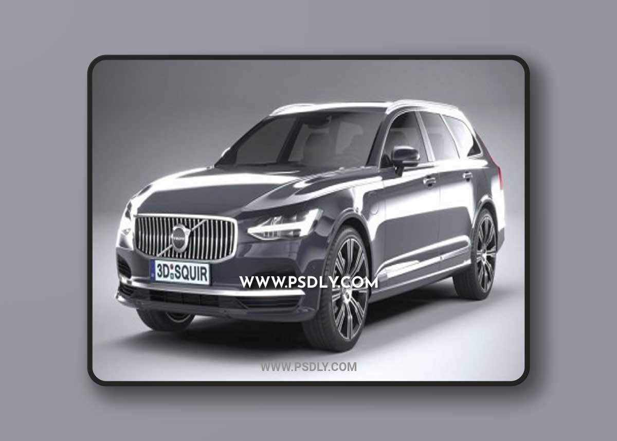 Volvo V90 Estate 2020 3D Model