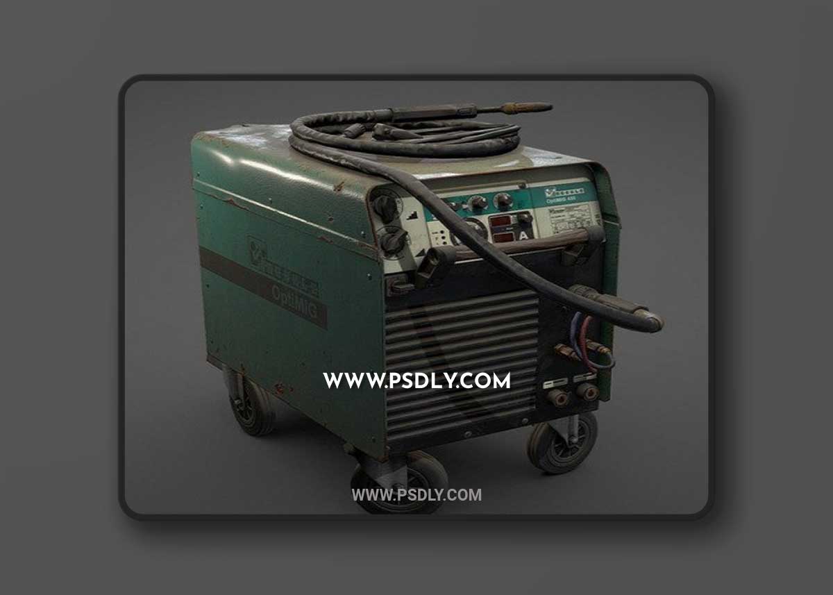 Welding Machine (Mercle OptiMIG 450) 3D Model