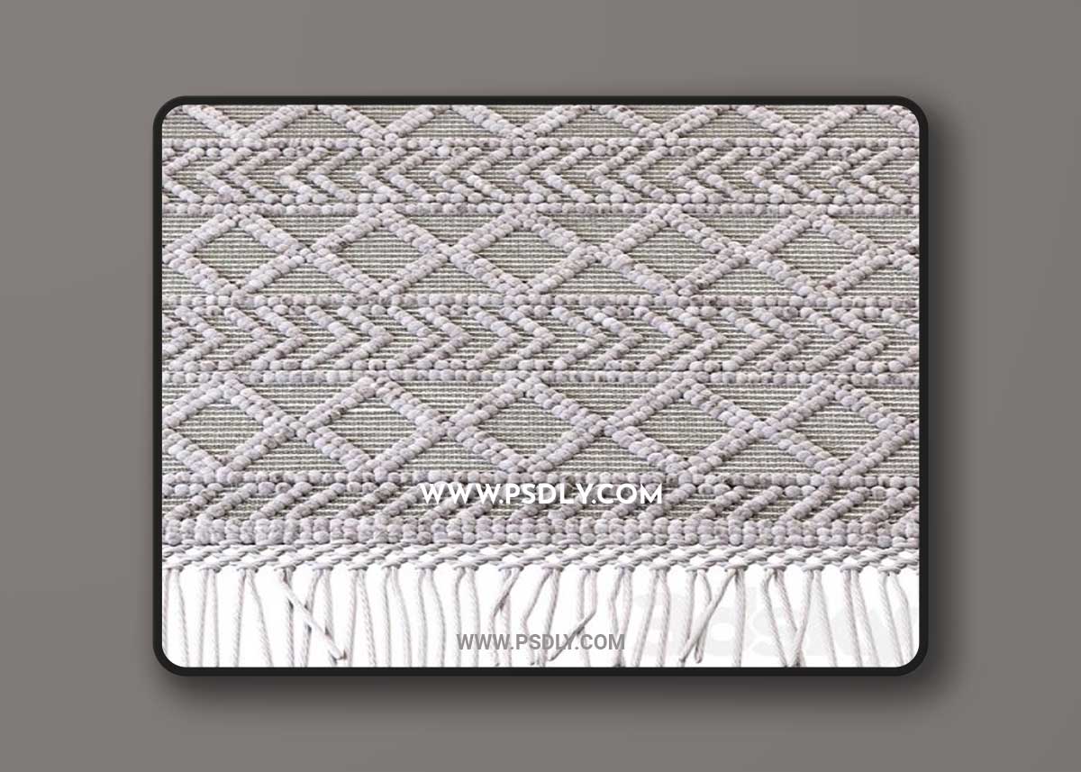 nuLOOM Dot Aztec Indian rug 3D Model