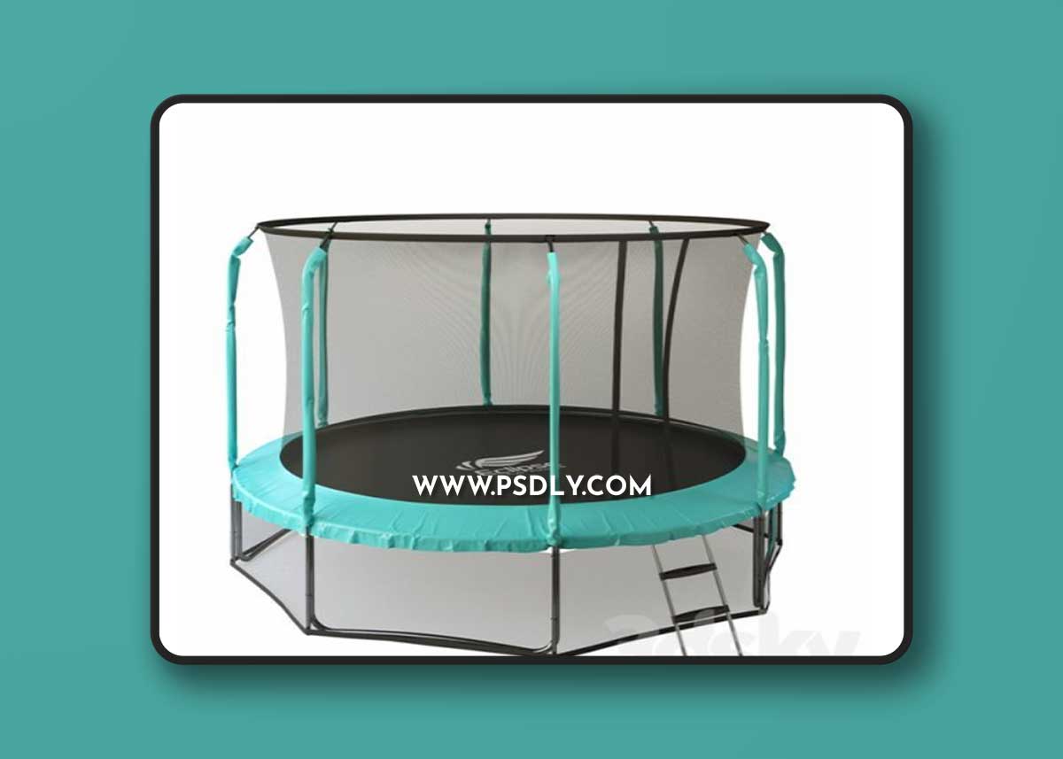 12 ft trampoline EclipseSpace 3D Model