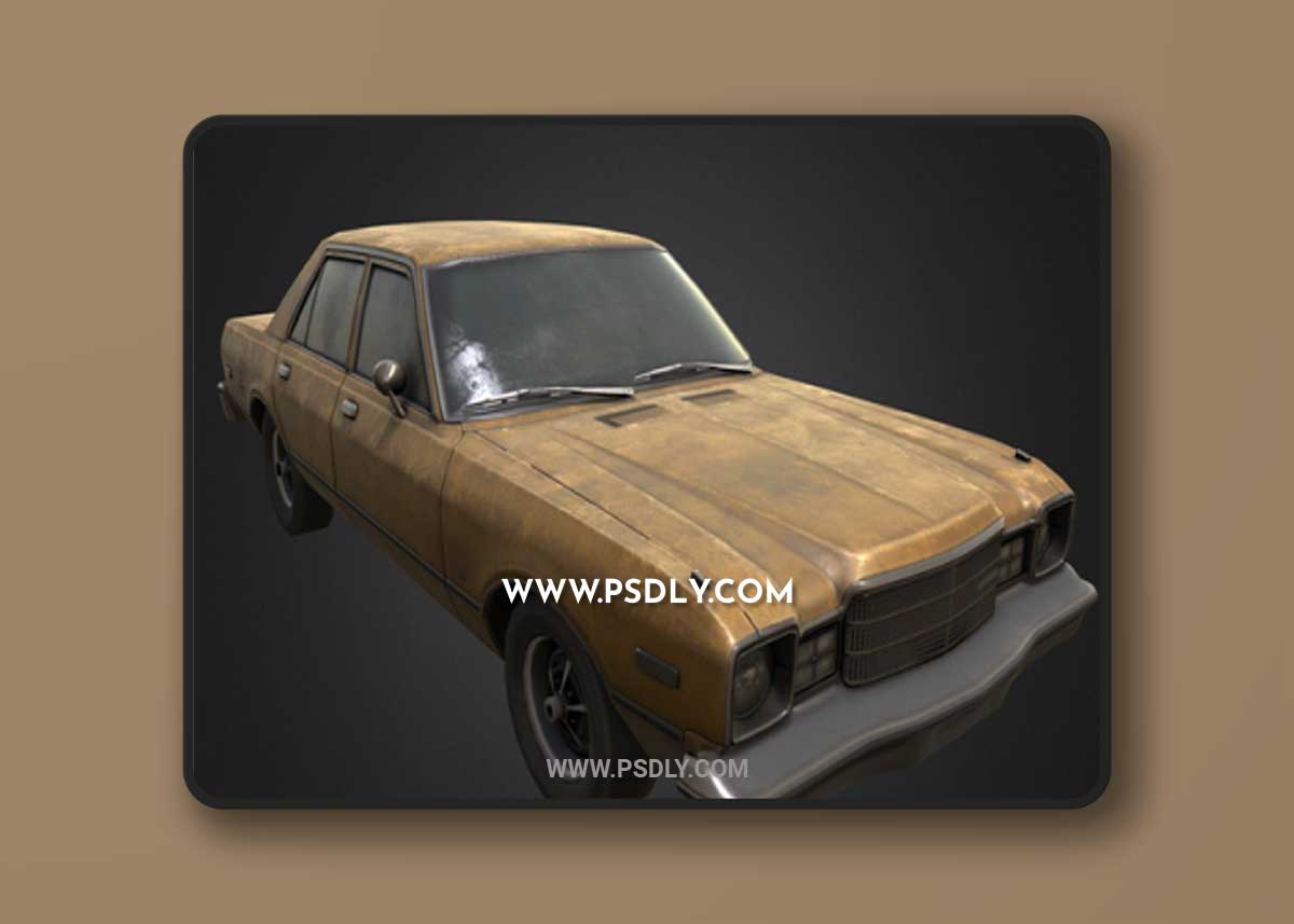 1977 Plymouth Volaire Sedan 3D Model