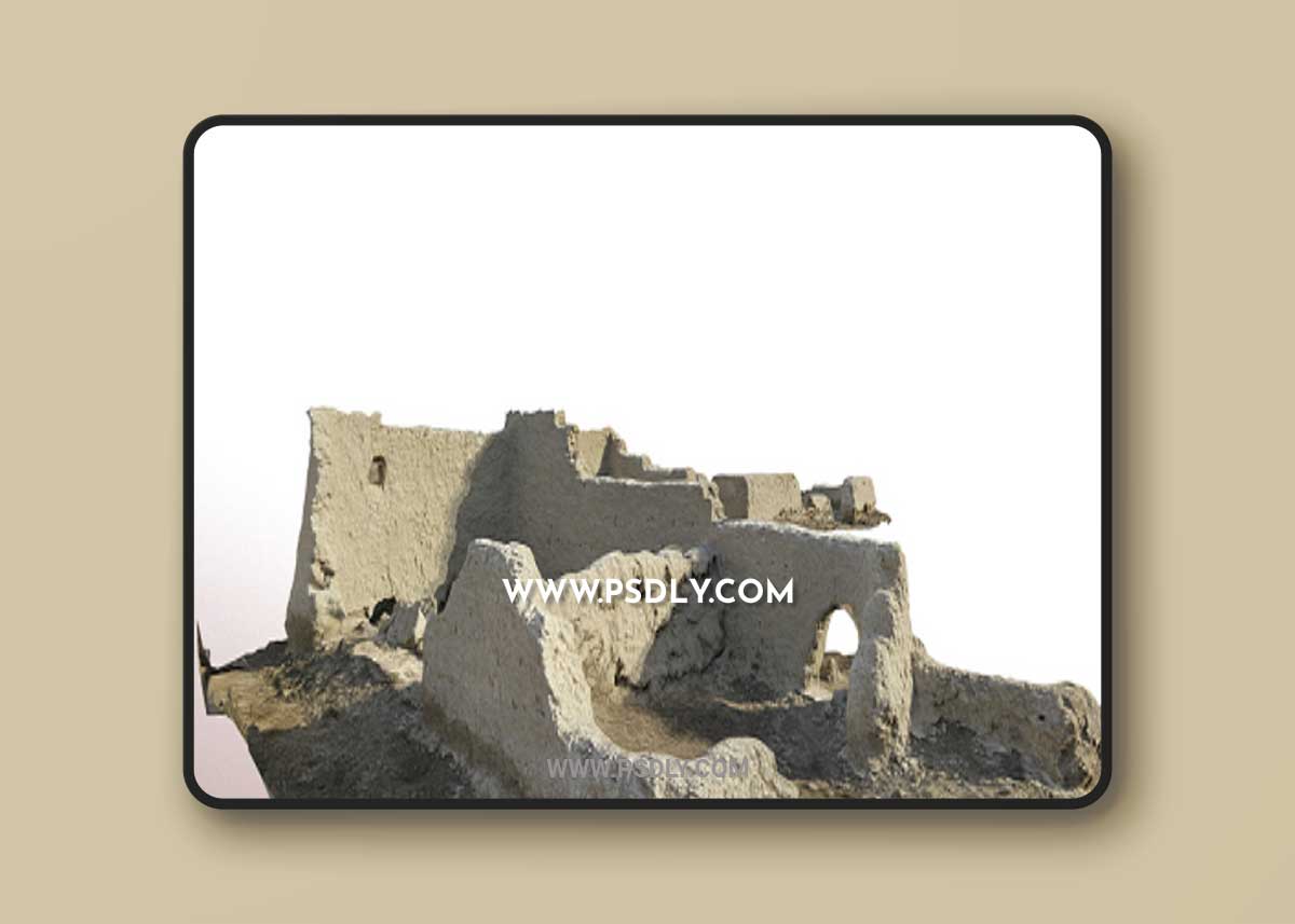 Abandoned house, Tell Surghul (Iraq) 3D Model