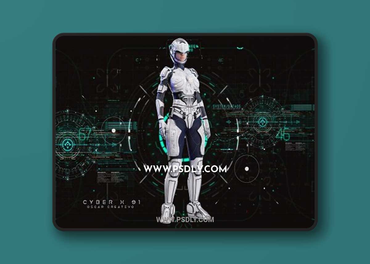Armor Cyber X91 By Oscar creativo 3D Model