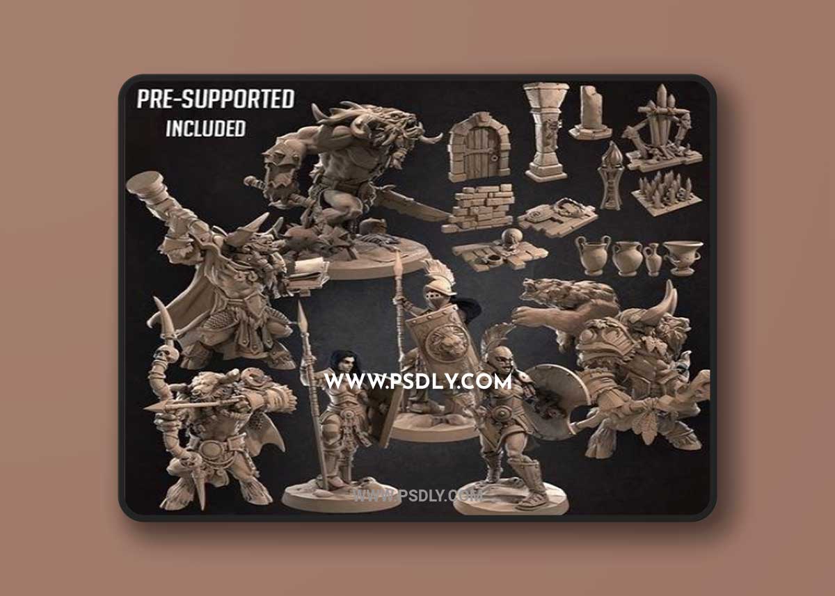 Bite the Bullet - Minotaurs January 2021 3D Print
