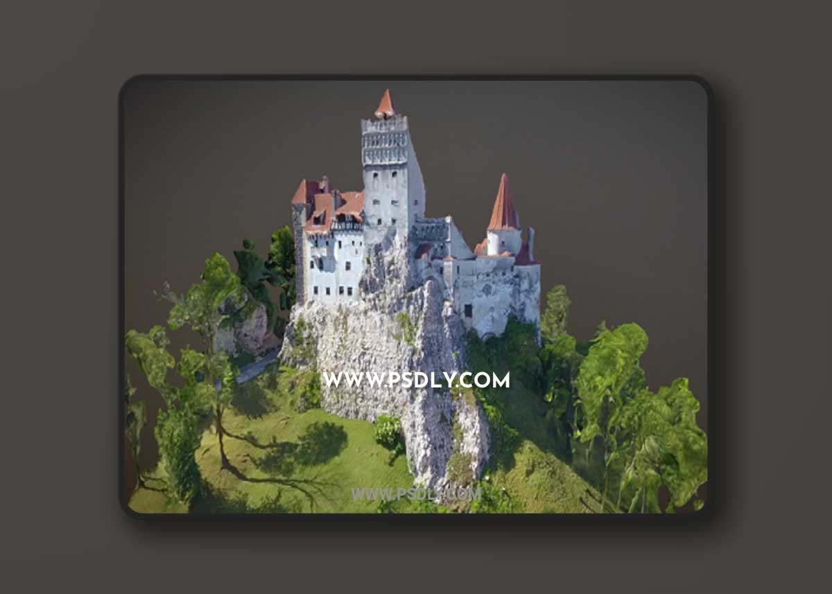 Bran castle Dracula castle? videogrammetry scan 3D Model