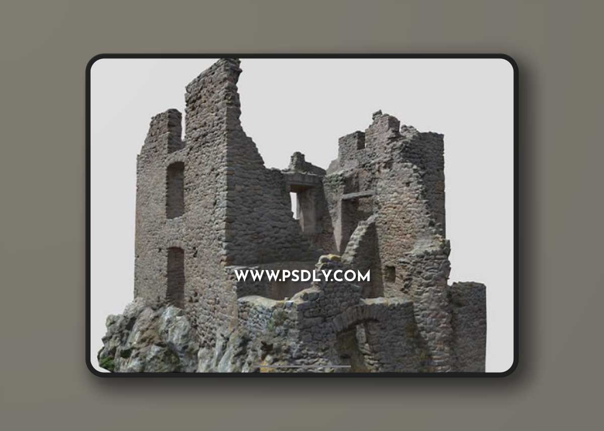 Castle Ruins PBR Scan 3D Model