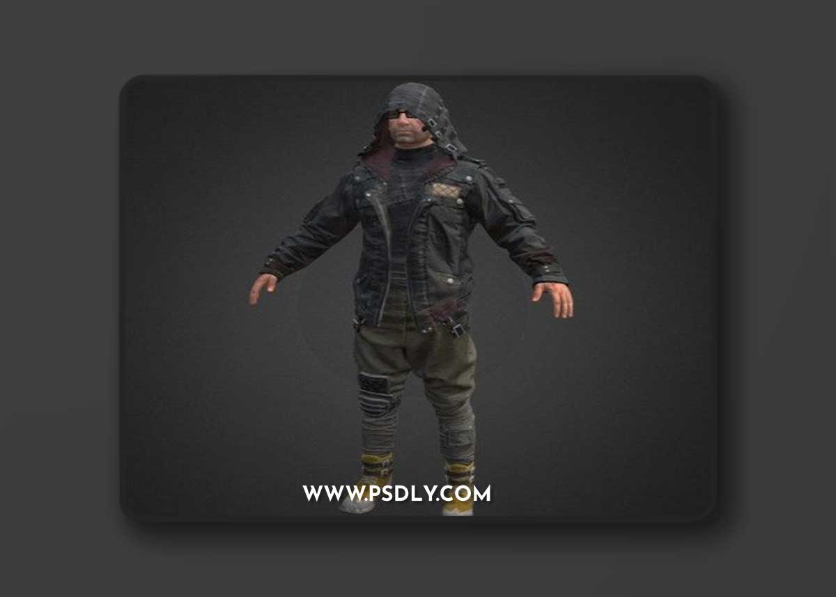 Desperado set PUBG 3D Model