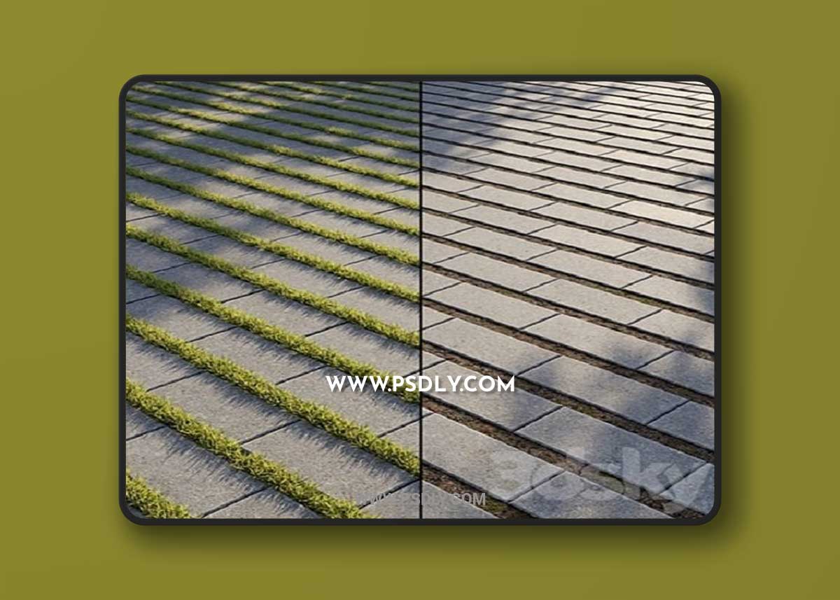 Eco-paving Type 1 Pattern 5 3D Model
