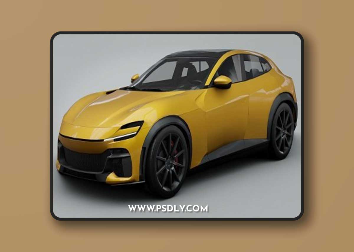 Ferrari Purosangue 2023 3D Model