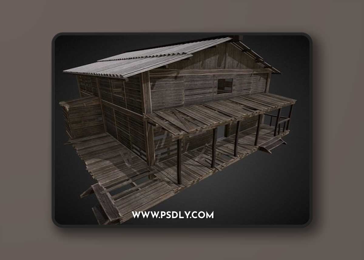 Forest House Modular 3D Model