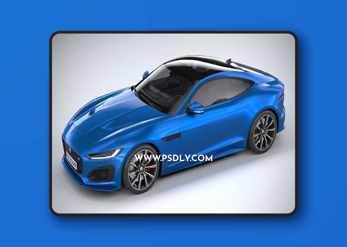 Jaguar F-Type R Coupe 2021 3D model