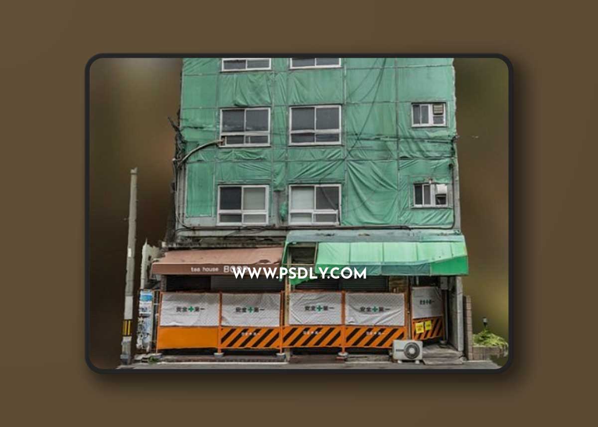 Japanese building soon to be demolish scan 3D Model