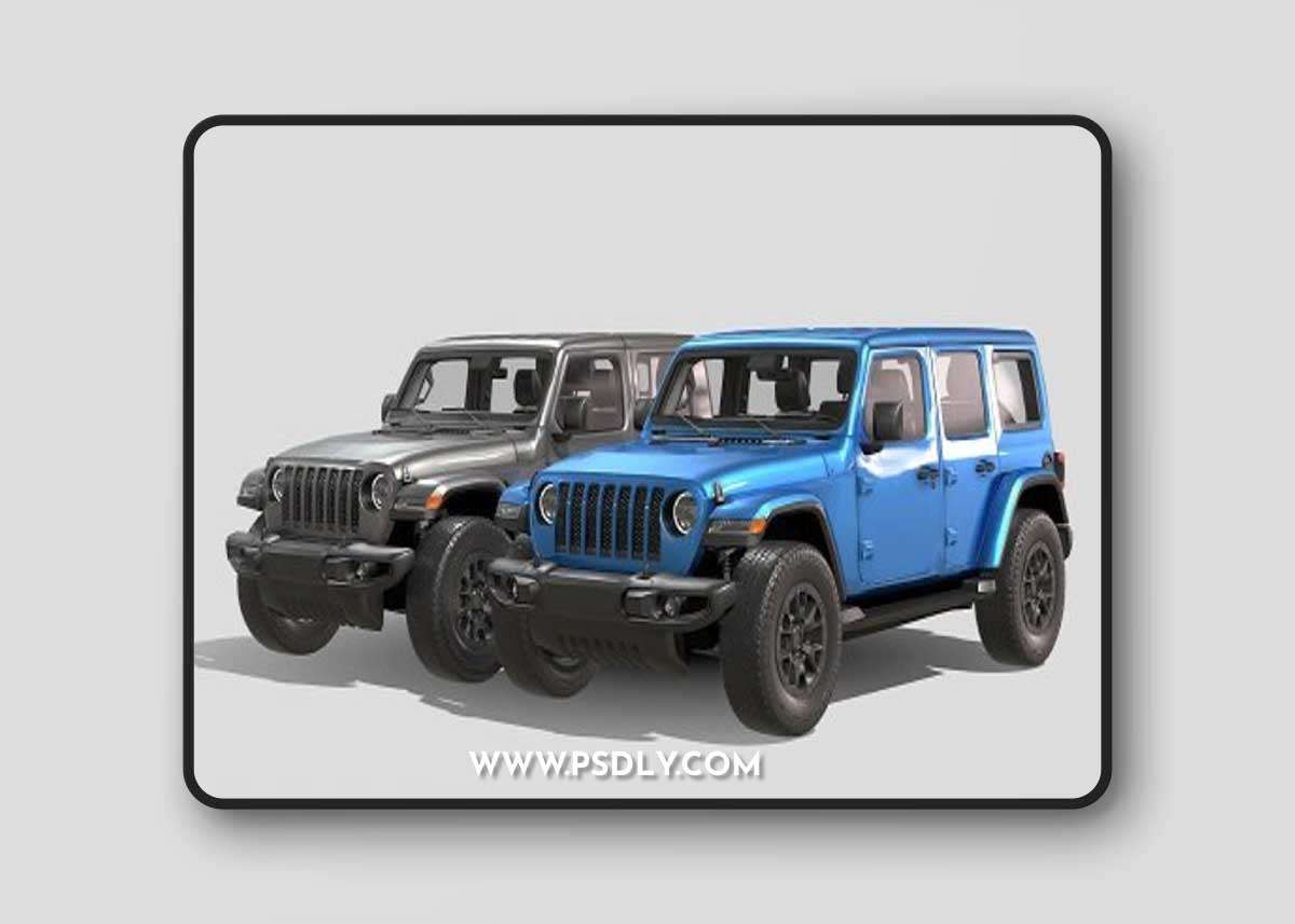 Jeep Wrangler Rubicon 392 2021 Gladiator 3D model
